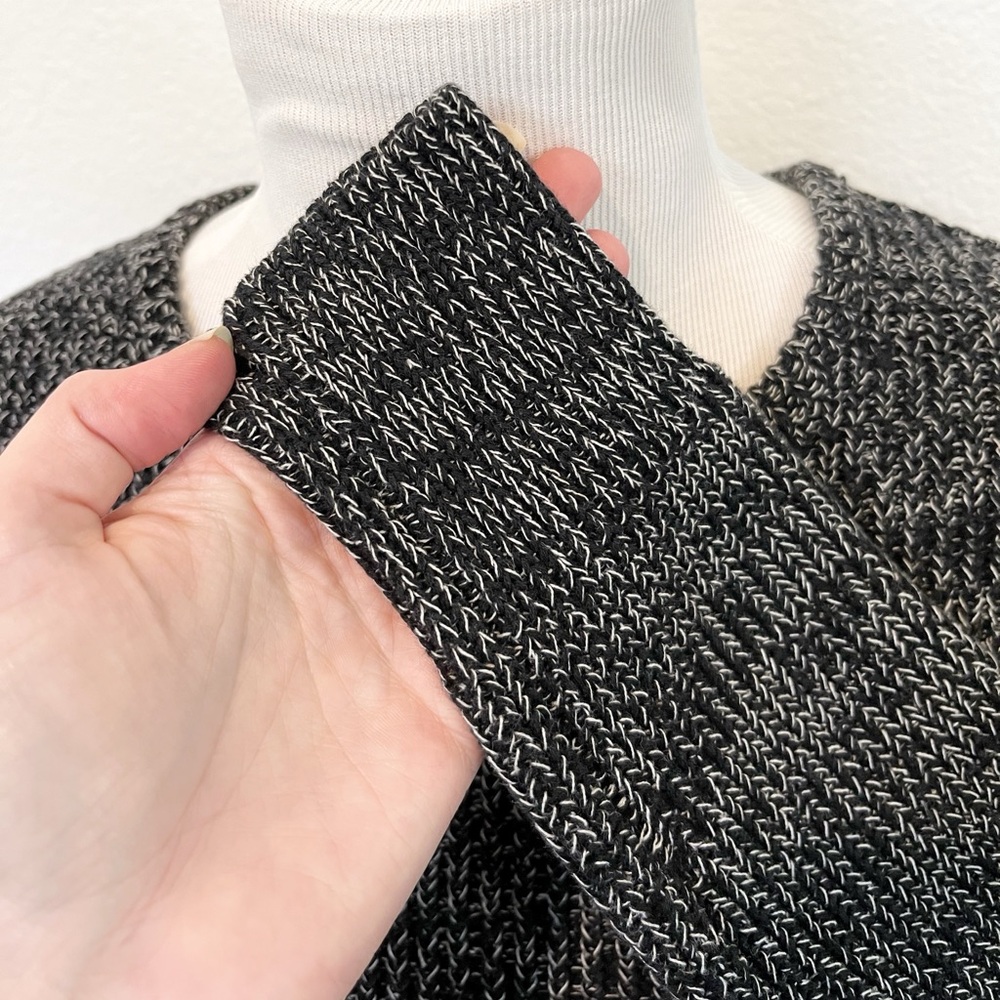 2x 100% Cotton Ribbed Knit Fisherman Sweater | Black/White, Cream/Black | F21 - Picture 6 of 16